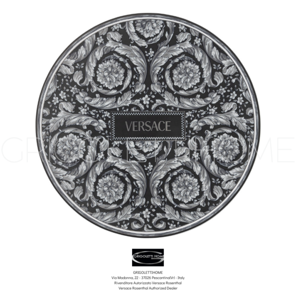piatto segnaposto cm 33 barocco haze versace rosenthal grigolettihome rivenditore