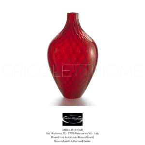 vaso rosso alto samarcanda nason moretti grigolettihome rivenditore verona