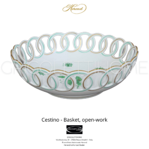 cestino apponyi verde herend grigolettihome rivenditore verona