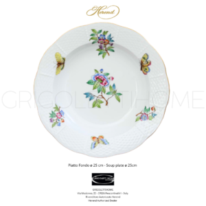 piatto fondo 25 victoria herend grigolettihome rivenditore verona piatto fondo 25 victoria herend grigolettihome rivenditore verona