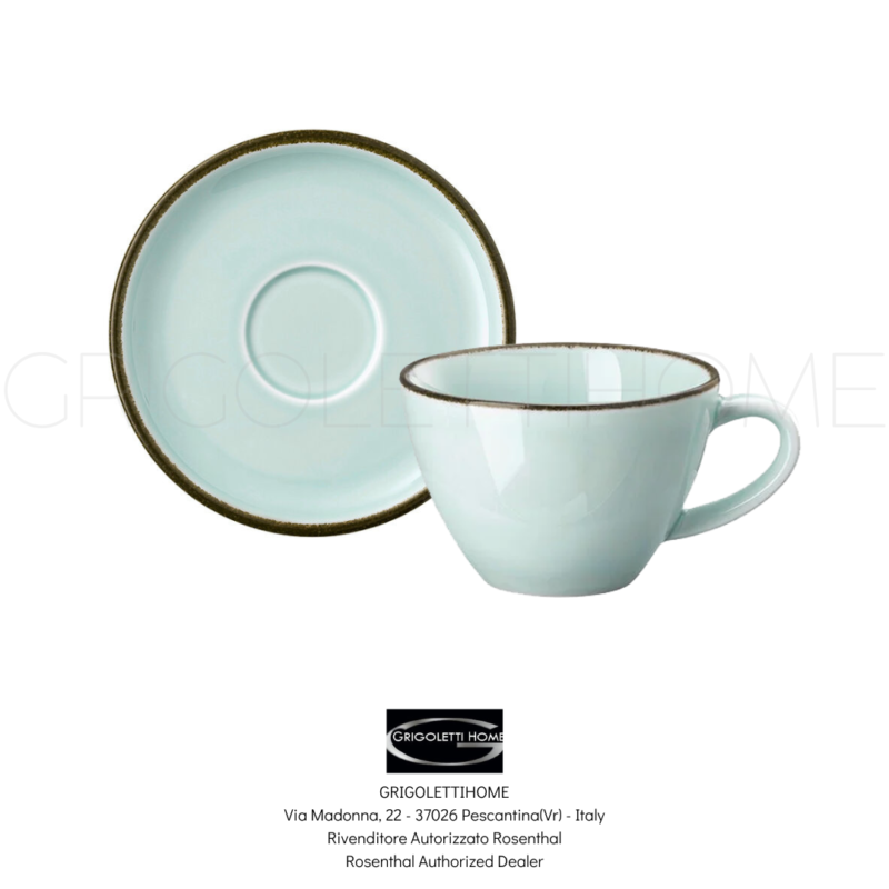 tazza espresso con piattino mint profi casual rosenthal grigolettihome rivenditore verona