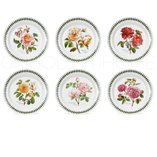 set piatti piani botanic roses portmeirion grigolettihome rivenditore 1