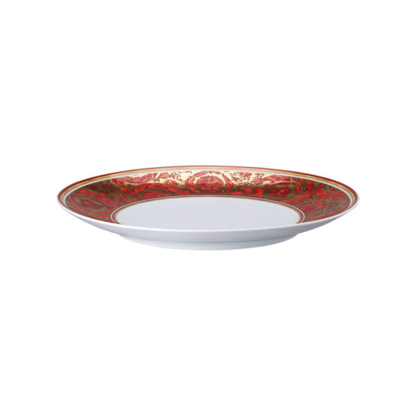 piatto piano medusa garland red versace rosenthal grigolettihome 2 piatto piano medusa garland red versace rosenthal grigolettihome 2