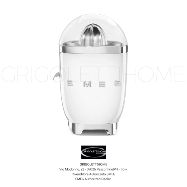 spremiagrumi bianco lucido smeg grigolettihome rivenditore spremiagrumi bianco lucido smeg grigolettihome rivenditore