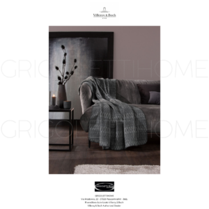 plaid malindi graphite villeroy boch grigolettihome rivenditore