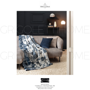 plaid paradiso navy peony villeroy boch grigolettihome rivenditore