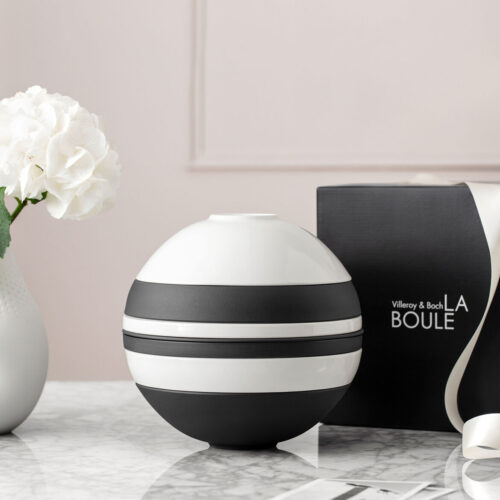 set piatti la boule black white villeroy boch grigolettihome rivenditore 3