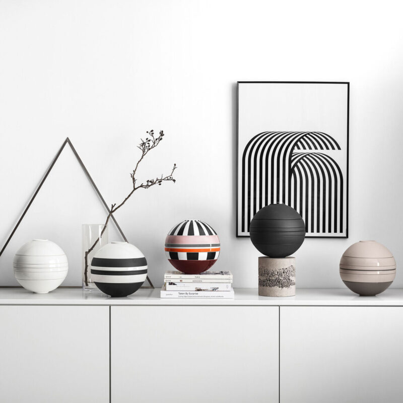 set piatti la boule black white villeroy boch grigolettihome rivenditore 7