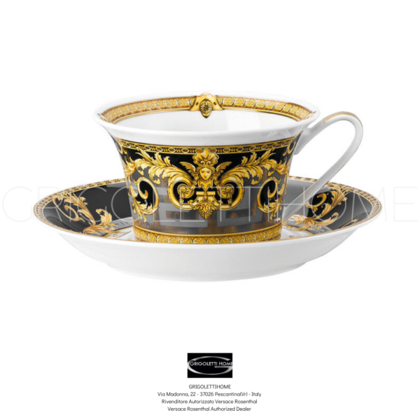 tazza da te con piatto prestige gala versace rosenthal grigolettihome rivenditore verona