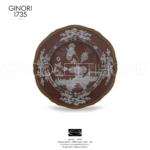piatto piano 27 castagna oriente italiano richard ginori 1735 grigolettihome