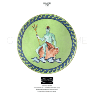 Centrotavola e segnaposto moss green il viaggio di nettuno richard ginori ginori 1735 grigolettihome