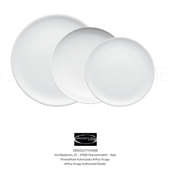 set piatti rotondo arthur krupp grigolettihome rivenditore verona