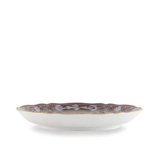 tazza tè con piattino marrone castagna oriente italiano ginori grigolettihome italian reseller (4)