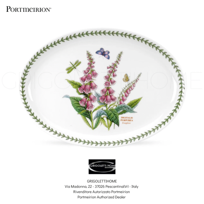vassoio ovale botanic garden portmeirion grigolettihome rivenditore