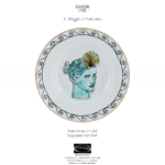 Piatto Fondo cm 24,5 Il Viaggio di Nettuno white richard Ginori ginori 1735 grigolettihome rivenditore
