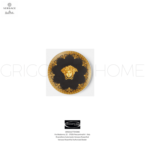 Piatto pianoburro cm 10in 3.93 I love baroque Versace Rosenthal GrigolettiHome