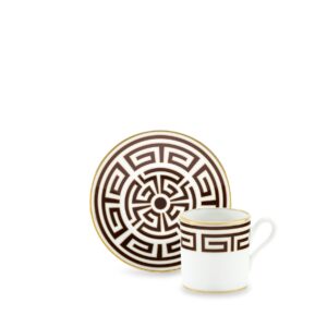 tazza caffe labirinto ebano-richard-ginori Tazza da caffè con piatto - Labirinto Ebano - Richard Ginori / GINORI1735