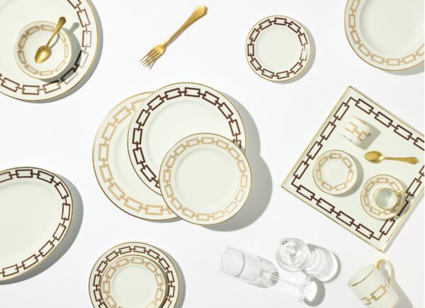 Set 6 piatti piani cm 28 - Catene Ebano - Richard Ginori - Rivenditore