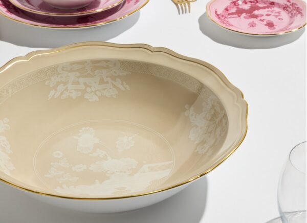 Piatto Fondo da Portata cm 35 - Oriente Italiano Meringa - Richard Ginori / GINORI1735
