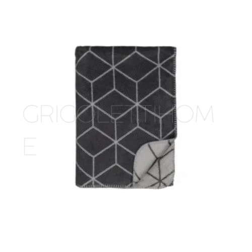 Coperta Plaid Villeroy & Boch Carré Graphite - cm 150x200 - Rivenditore - immagine 3