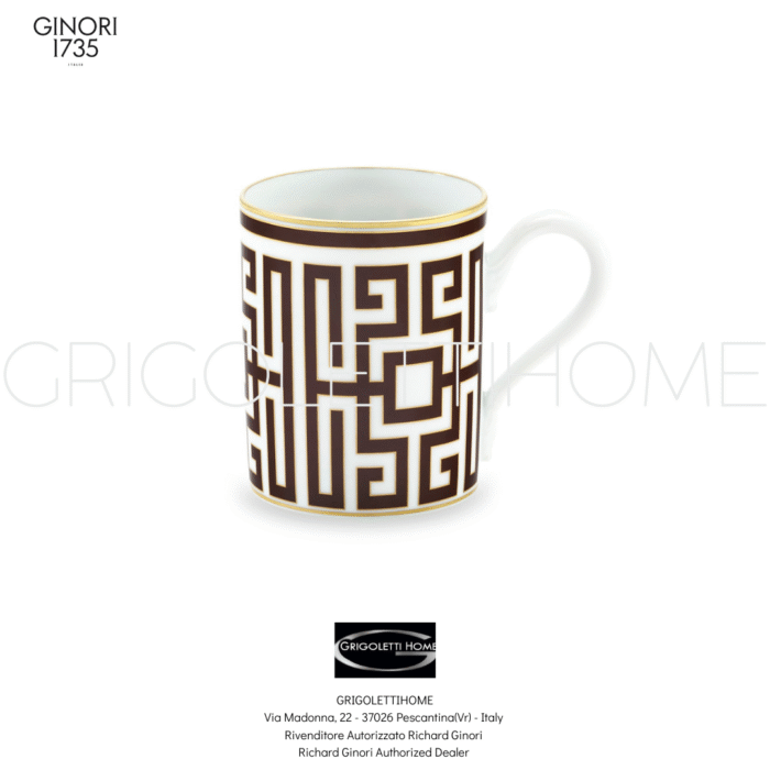 Mug 365 ml - Labirinto Ebano - Richard Ginori / GINORI 1735