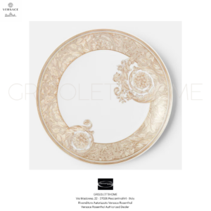 Piatto Piano cm 28 Barocco Beige - Versace Rosenthal - GrigolettiHome Piatto Piano cm 28 Barocco Beige - Versace Rosenthal - GrigolettiHome