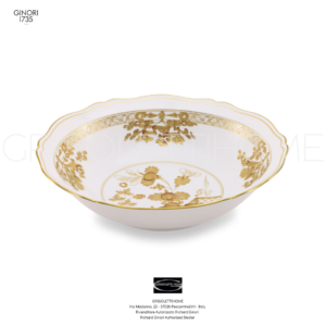 Piatto_Vassoio Fondo da portata_Centrotavola cm 35 - Oriente italiano Aurum - Richard Ginori - GrigolettiHome Piatto Fondo da Portata cm 35 - Oriente Italiano Aurum - Richard Ginori / GINORI1735