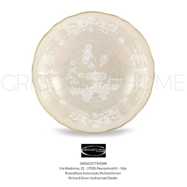 Coppetta ø cm 15 inch 5.9 - Colore Meringa - Oriente Italiano - Richard Ginori - Rivenditore