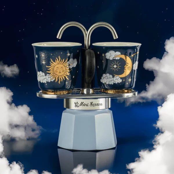 Bialetti - Set mini express per 2 tazze ceruleo - Cielo Stellato
