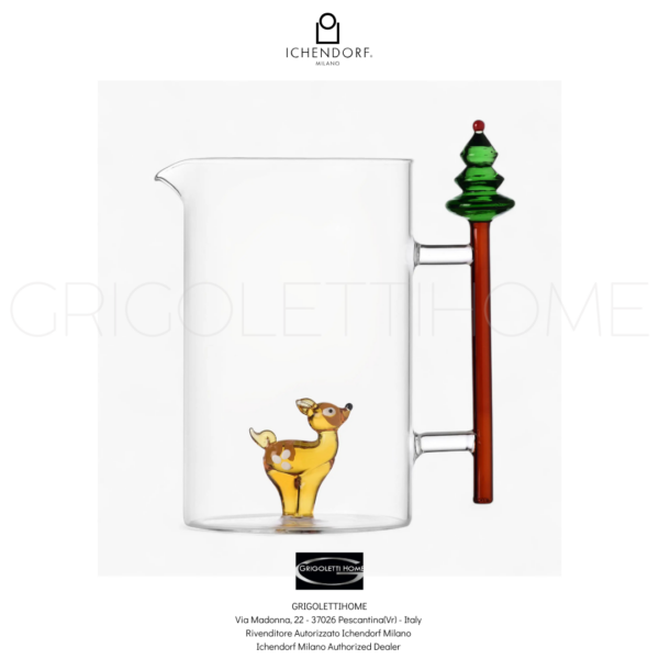 Caraffa/Brocca Cerbiatto e Albero  - 1,5 litri -Natale 2025 - Ichendorf Milano