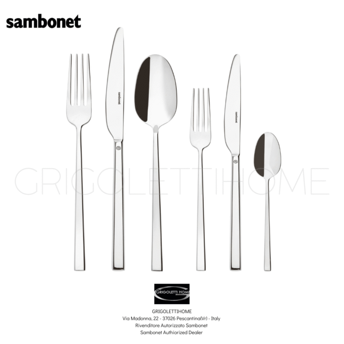Set-Posateria-36-pezzi-Rock-Sambonet-Acciaio-inox-mirror-GrigolettiHome-Rivenditore