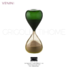 VENINI (5) Clessidra 420.06 Verde Mela - h 25 cm /inch 9.84 - Venini