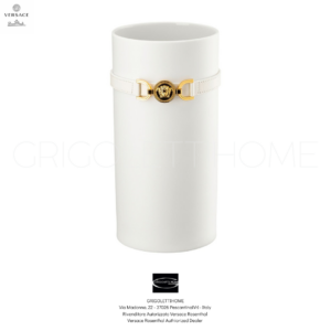MEDUSA '95 White bianco - Vaso h cm 24 / inch 9.44 - Versace Rosenthal