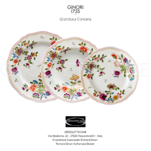 collezione-granduca-coreana-richard-ginori-ginori-1735-grigolettihome-rivenditore Set Servizio Piatti 36 pezzi x 12 persone - Granduca Coreana - Richard Ginori / GINORI 1735