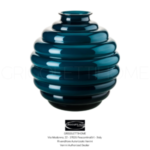 vaso-deco-blu-orizzonte-venini-grigolettihome Vaso Deco - Blu Orizzonte - h cm 24,5 - cod. 707.07 - Venini