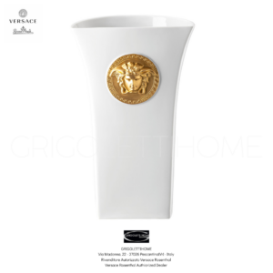 Medusa Madness White - Vaso h cm 26/inches 10.23 - Versace Rosenthal