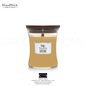 Candela media a clessidra Gilded Sands Woodwick - GrigolettiHome