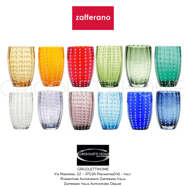 Set 12 bicchieri Tumbler perle Zafferano Grigolettihome (2)