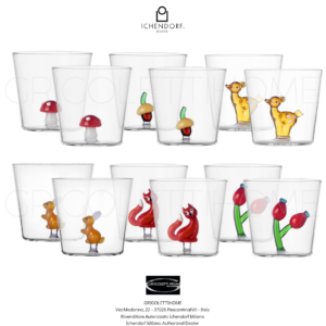 Set 12 bicchieri tumbler Woodland tales natale Ichendorf Milano- GrigolettiHome