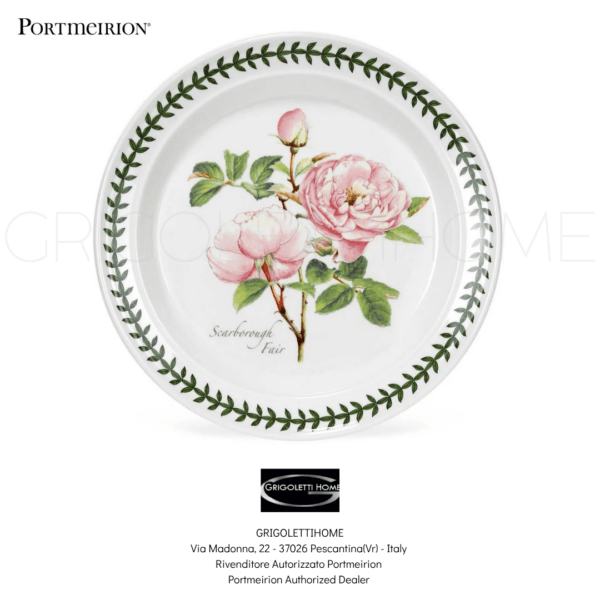 piatto piano scarborough fair botanic roses portmeirion grigolettihome rivenditore