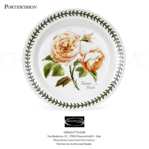 piatto-piano-tamora-peach-botanic-roses-portmeirion-grigolettihome-rivenditore piatto piano tamora peach botanic roses portmeirion grigolettihome rivenditore