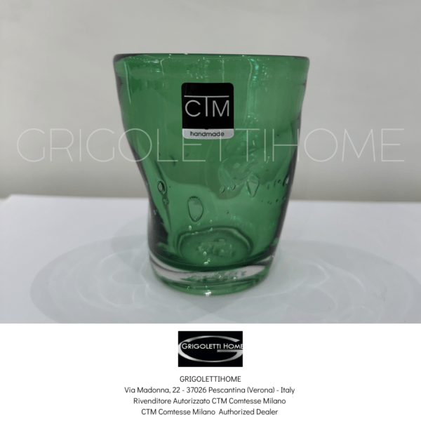 Bicchiere Samoa grande 310 ml Celadon Ctm Comtesse - GrigolettiHome Bicchiere Samoa grande 310 ml Celadon Ctm Comtesse GrigolettiHome