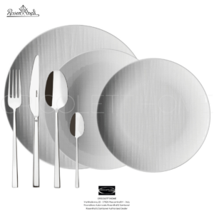 Set Piatti Mesh Rosenthal e Posate Rock Sambonet - GrigolettiHome Set Piatti Mesh Rosenthal e Posate Rock Sambonet GrigolettiHome