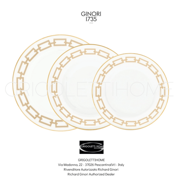 Set Posto Tavola Catene Cachemire Richard Ginori GrigolettiHome