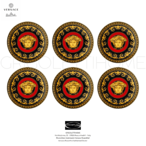 set 6 piattino burro medusa versace rosenthal grigolettihome reseller