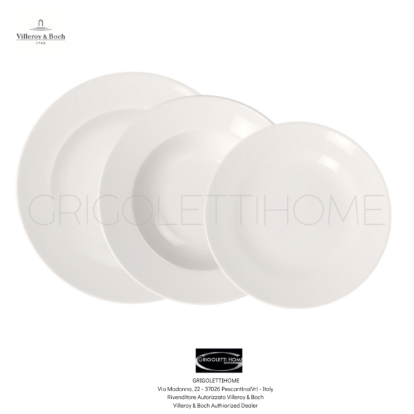 Set Piatti 18 Pezzi per 6 persone For me Villeroy & Boch GrigolettiHome