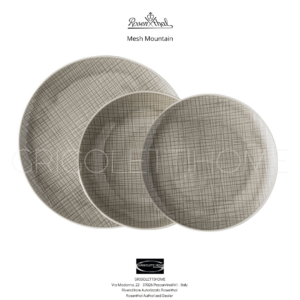 Set piatti Mesh Mountain - Rosenthal - GrigolettiHome Set piatti Mesh Mountain Rosenthal GrigolettiHome
