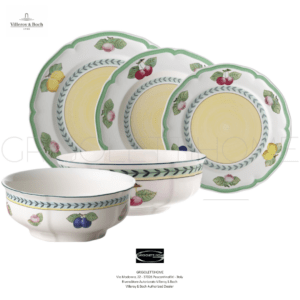 Set Servizio Piatti 38 pezzi per 12 Persone - French Garden Fleurence - Villeroy &a Boch