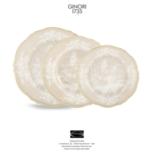 Set piatti Posto Tavola 3 pezzi - Oriente Italiano Meringa - Richard Ginori / GINORI1735