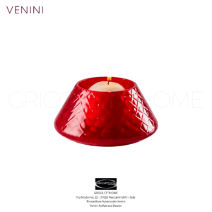 Candeliere/portacandele Lele Rosso - Venini